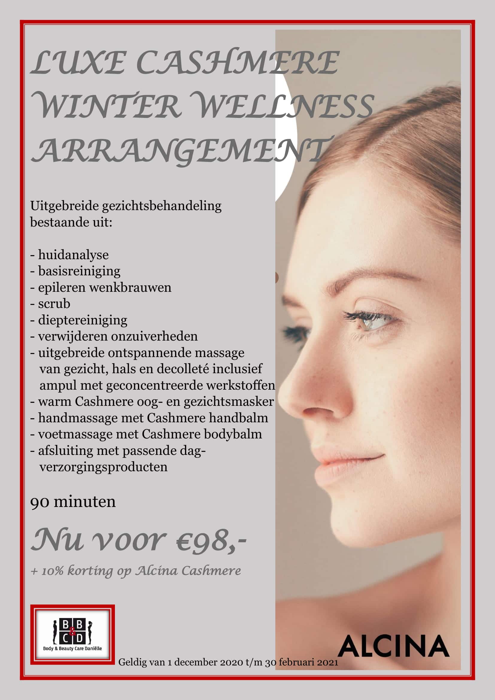 Luxe Cashmere Winter Wellness Arrangement Schoonheidssalon Body Beauty Care Danielle Nieuwkoop